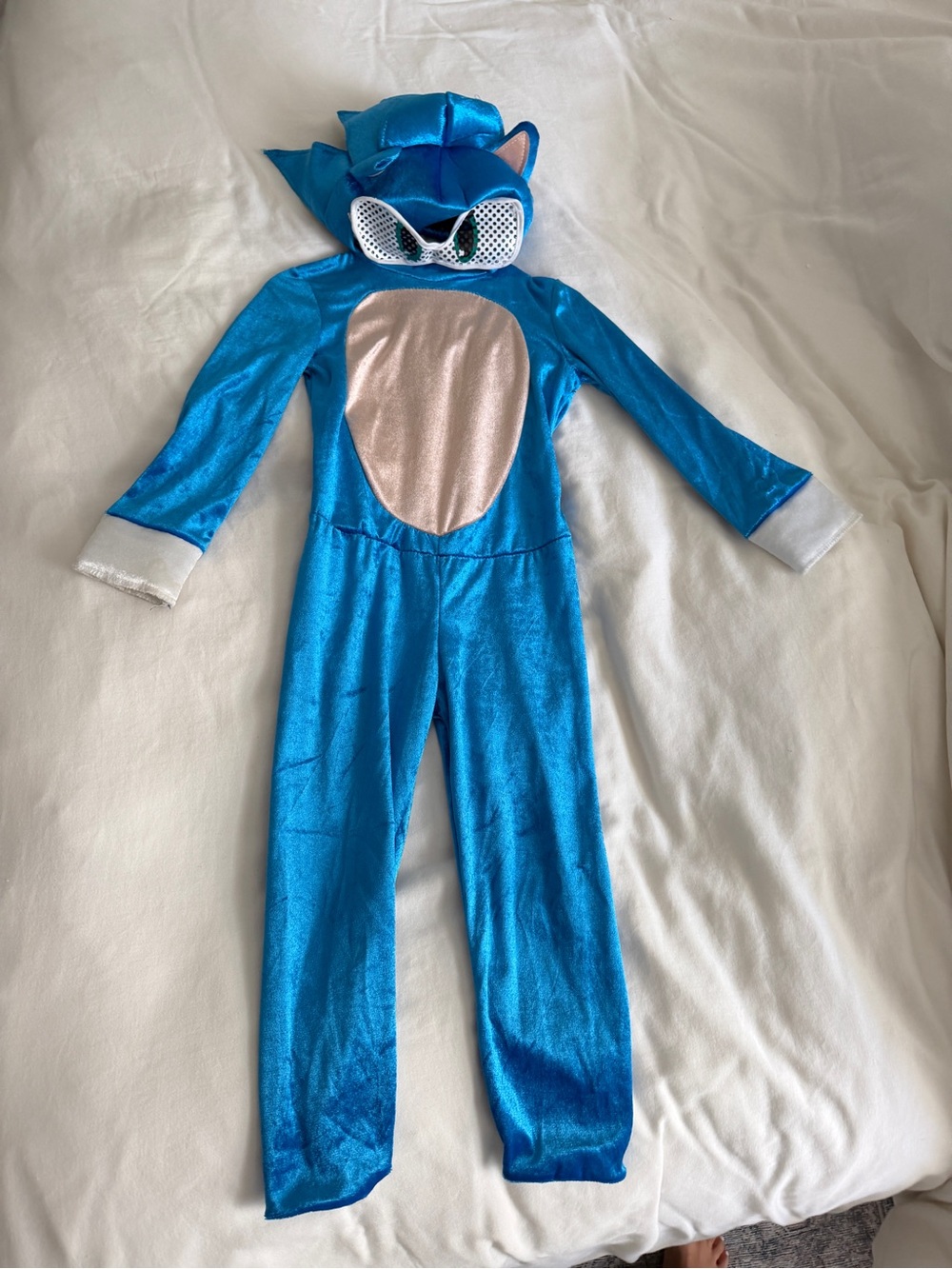 Rubie’s Sonic the Hedgehog Toddler Halloween Costume 3T–4T Jumpsuit + Hood
